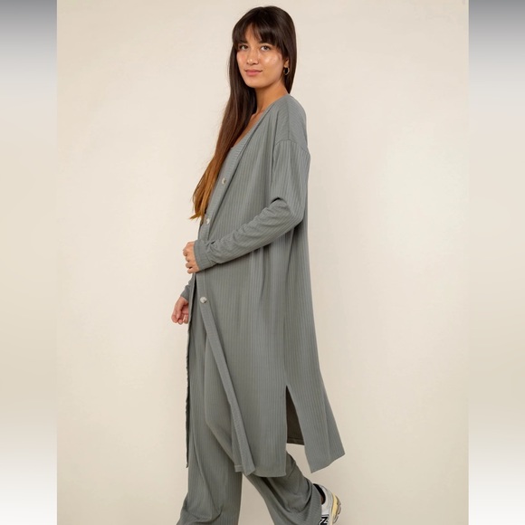 NEW Long Rib Cardigan - Picture 5 of 6